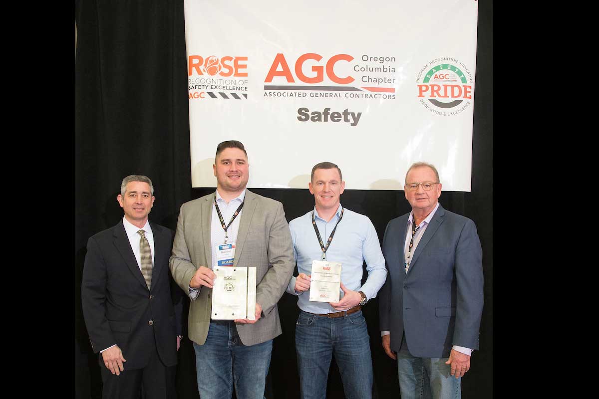 Safety Awards AGC Oregon Columbia Chapter